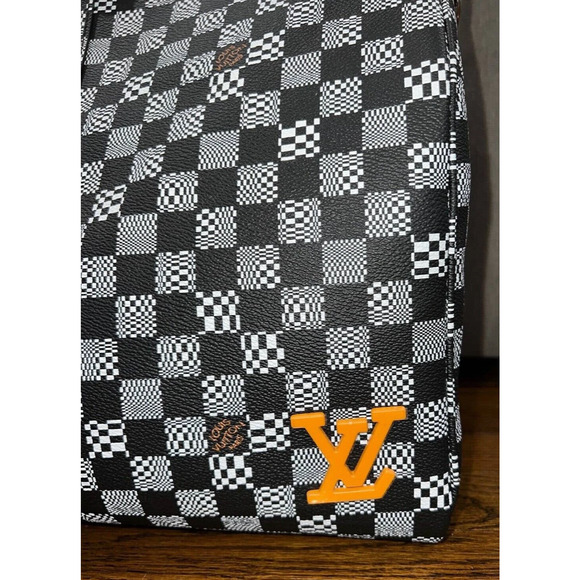 Louis Vuitton Keepall Bandouliere 50 Distorted Damier Duffle Weekend Travel Bag - Picture 4 of 11